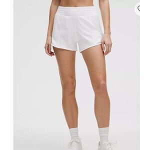 Lululemon Hotty Hot ShortsSize 6 white  athletic